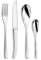 COUZON - Ménagère 24 couverts de table en coffret pour 6 personnes - Persane - Acier inoxydable 18/10, Finition Miroir, Epaisseur 4 mm - Inox