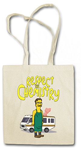 Urban Backwoods Respect The Chemistry Hipster Bag Beutel Stofftasche Einkaufstasche