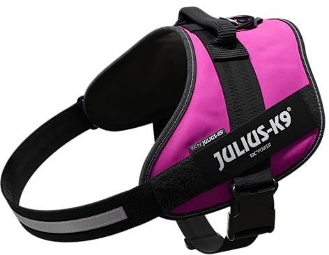 Julius-K9, Arnés IDC Power, Tamaño: 3XL / 4, Rosa Oscuro