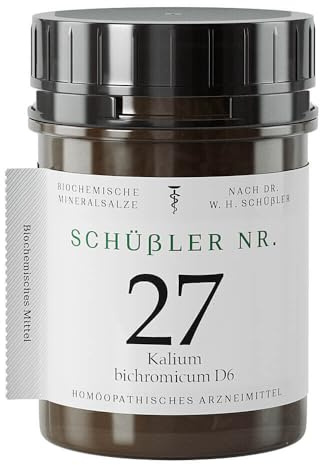 SCHÜSSLER NR.27 Kalium bichromicum D 6 Tabletten 400 St