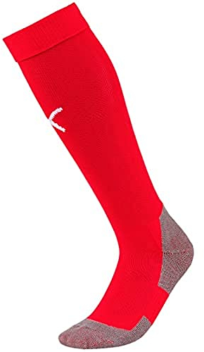 PUMA Herren Team Liga Socks Core Stutzen, Puma Red-Puma White, S-L EU