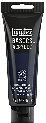 Liquitex Acrylique Basics Tube, Bleu De Prusse Imitation, 118ml