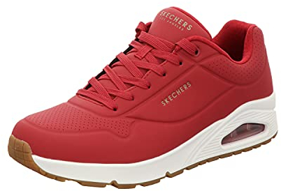 Skechers Uno Stand on Air Baskets Homme, Dark Red, 45 EU