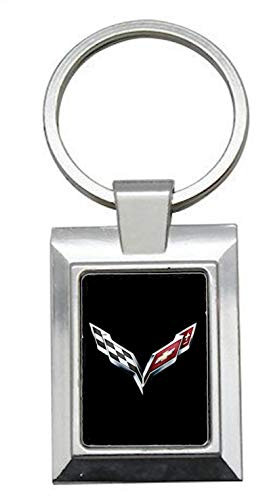 Porte-clés Magma en Métal Argenté - Corvette
