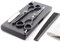 Haryali London Black Hairdressers Professional 6 Inch Hairdressing Barber Scissors Set Texturing Thinning Hair Cutting Shears with Adjustable Screw, Comb, Oil Bottle and Cloth Comes in Black Case