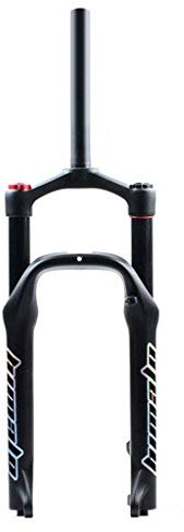 SLRMKK Snow/Beach Bike Air Fat Fork 20 Pouces, fourches de Suspension en Alliage d'aluminium de Voyage 130mm pour Pneu 20x4.0 - Noir