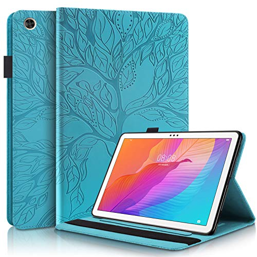 Succtopy Funda para Huawei MatePad T10/T10S 2020, Ultra Delgado Carcasa Tablet Huawei T10S 10.1 AGS3-L09 AGS3-W09, Stand Función Cover Case Huawei T10 9.7 AGR-L09 AGR-W09,Azul