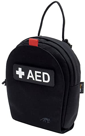 Tasmanian Tiger TT HS AED Pouch Schutz-Tasche mit Molle-Schnelllösesystem, Schwarz