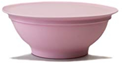 Tupperware Allegra Shine Dessert-Schälchen 275 ml rosa mit Glitzer Dessertschale
