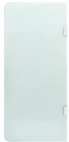 MUSEVANE Urinal-Trennwand Wandmontage 90 x 40 cm Hartglas