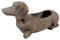 Pflanztopf Hund Dackel 21 x 13 cm Keramik Blumentopf Tier Figur Deko GTT G181