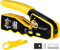 Solsop RJ45 Crimp Tool Pass Through Ethernet Crimper for Cat5 Cat5e Cat6 Cat6a 8P8C Modular Plugs