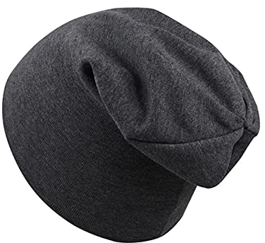 Zhiyao Beanie Mütze Herren Damenmütze Slouch Longbeanie Winter Warm Weich Strickmütze Jersey Slouch Beanie Licht Skull Cap zum Camping Geschenke für Frauen Männer