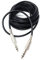 DRUT 6m 6.35mm Male to 6.35mm Male Stereo Audio Cable 1/4 TRS Connectors For Professional Music Instruments & Home Audio 20ft Black Nickel Connectors