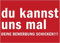 Aufkleber Bewerber Job Hinweis „du kannst uns mal...“ Bewerbung Schild Folie, rot | DIN A3 Made in Germany
