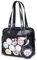 CoolChange Ita bag | Japanische Umhängestasche für Otakus | Itabag Tasche mit transparentem Sichtfenster | 25x29cm | Schwarz