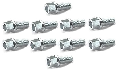 ROBUST 10x Radschrauben Radbolzen M14x1,5 mm für Audi A2 A3 A4 TT Seat Ibiza Leon Skoda Fabia Octavia Superb Volkswagen Arteon Caddy Golf Polo Touran T-Roc 431601139A 8D0601139A