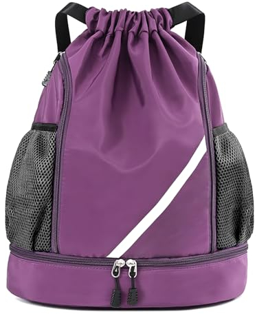 DAGORD Zaino con Coulisse Impermeabile Sacca Sportiva Palestra Sacchetto Sportivo Sacca Sportiva Palestra Sacca Sportiva Borsa da Palestra con Coulisse per Spiaggia Viaggio Piscina per Uomo Donna