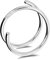 OUFER 20G 8 mm Nose Piercing Silver 925 Double Hoop Nose Ring Nose Ring Spiral Nose Piercing Nose Stud Nostril Plug Nose Stud Jewellery Nose Earring Women Men