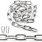 Ziamzra Edelstahlkette Stahlkette 1M 5mm Gliederkette Edelstahl Kette mit Karabiner Verlängerungskette Rundstahlkette Edelstahlkette Meterware für Hundekette Schaukeln Ketten Ankerkette Hängesessel