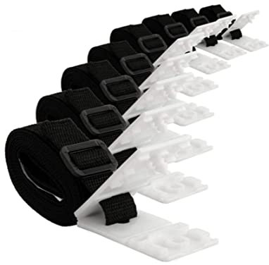 Pool Solar Cover Universal Swimming Pool Cover Roller Straps Reel Attachment Kit Plastic Fastener Cord Plates Set Swimming Pool Cover Roller Attachment Straps