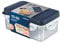 LocknLock TO GO Lunchbox mit Fächern & Besteck | 1,00L | 207 x 137 x 88 mm | 3 Fächer & Saucenbecher | 100% luft- und wasserdichte Meal Prep Boxen | Spülmaschinen-& Mikrowellengeeignet | BPA-Frei