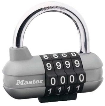 MasterLock Vorhängeschloss Pro Sport, 4-stellig