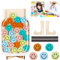 Tokens Smiley-Gesicht, magnetische Belohnungstafel für Kinder, Belohnungsglas für Klassenzimmer, Belohnungssystem, Klassenzimmer, Weihnachtsgeschenke für Kinder (runder Smiley)