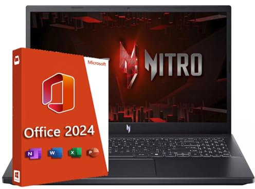 acer Nitro V 15 - Laptop para juegos, Intel 13 Gen Core i9-13900H, GeForce RTX 4060, pantalla IPS de 15.6 pulgadas y 144 Hz, DDR5 de 64 GB, SSD de 1 TB, Wi-Fi 6, teclado retroiluminado, Windows 11