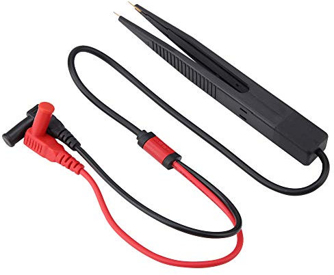 Multimeter Clamp/Holder SMD Capacitor Test Probe, Ideal Tool for Electronic Work, Comfort Grip, Preciseness Circuit Board, Multimeter Clamp/Holder, Capacitance Test Probe, Easy to Use with
