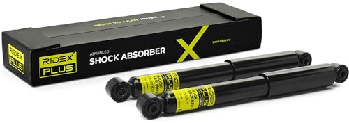 RIDEX PLUS 854S1556P 2x Stoßdämpfer Gasdruck Hinten Kompatibel mit VW Caddy III Kombi 2KB, 2KJ, 2CB, 2CJ 2K0513029 2K0513029A 2K0513029B