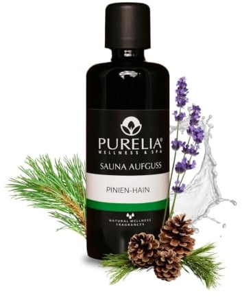 PURELIA Saunaaufguss Konzentrat Pinien-Hain 100 ml natürlicher Sauna-aufguss