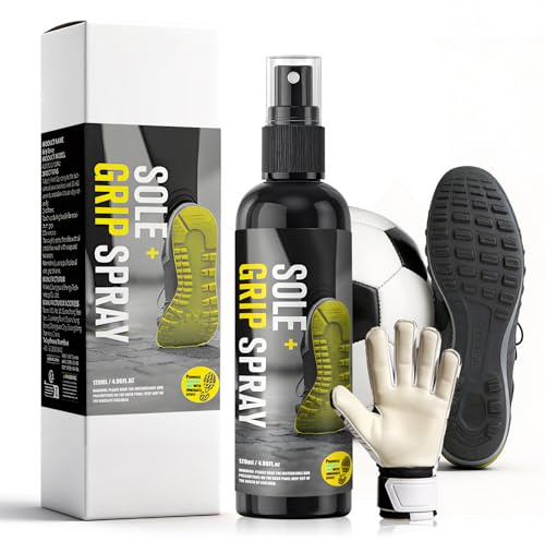 Grip Spray Torwarthandschuhe, Anti Rutsch Spray Schuhe, 120ml | Grip Spray Schuhe, Grip Spray Torwarthandschuhe, Verbesserter Grips, Geeignet für Diverse Indoor- und Outdoor-Sportschuhe
