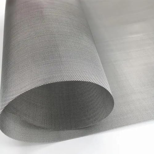 Reti antizanzare, Rotolo in rete for zanzariere for porte e finestre in acciaio inossidabile 304, dimensioni multiple in argento(1.5x1m)