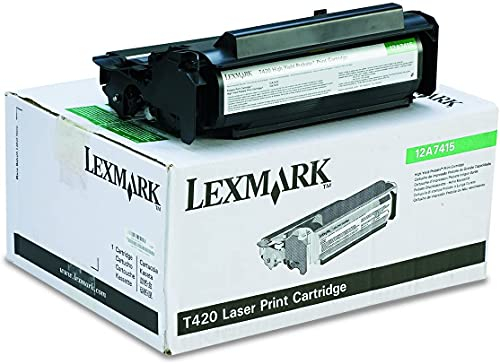 Lexmark 12A7415 T420 Tonerkartusche hohe Kapazität 10.000 Seiten return program, schwarz