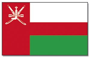 Oman Flagge 90 * 150 cm