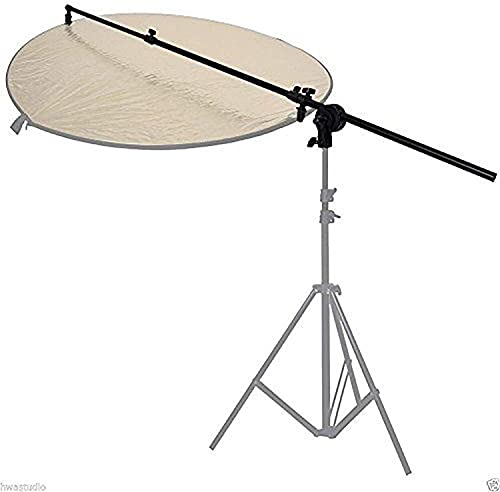 Photography Rflector Holder Arm with Single Grip Clamp, 25-68 Extendable Boom Arm for Light Reflector Light Stand Tripod Photo Video Studio Shooting