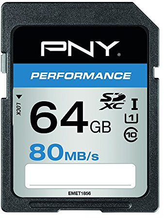 PNY Performance SDXC Flash Memory Card 64GB Class 10