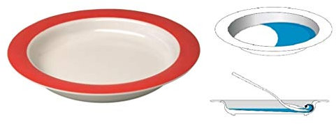 ORNAMIN Teller Vital Kipp-Trick 901/902 20 cm rot