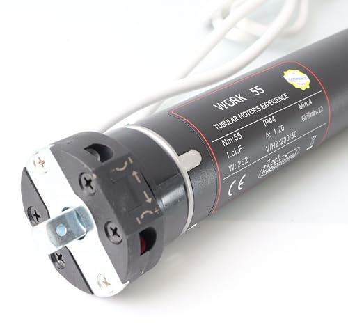 AWITALIA - Motore tubolare per Tenda da sole, motori Tenda garanzia 2-5 anni, con fine corsa elettromeccanico portata kg.100 Nm50 motore per Tenda di facile installazione, completo per rullo da 70