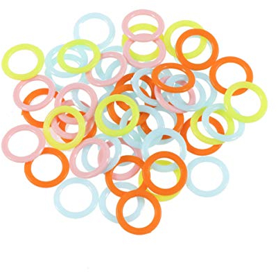 300 Stück Strickmarkierer, Häkelmaschenmarkierer, Ringe, Maschenmarkierer