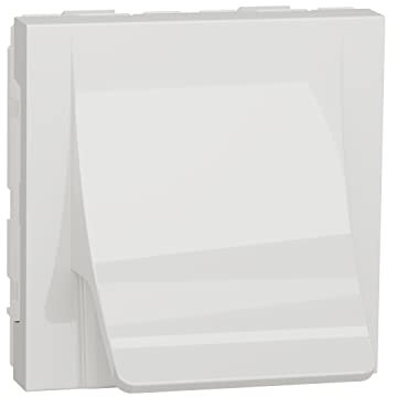Schneider Electric - Unica - sortie de câble - pour câble Ø 6 à 12mm - 2 mod - Blanc - méca seul - NU386218