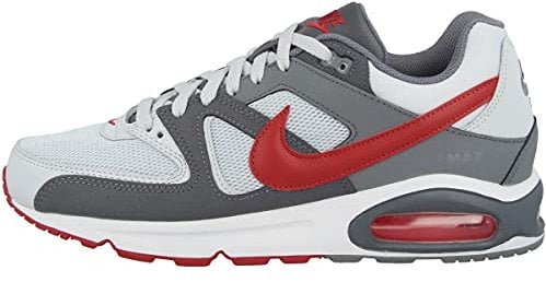 NIKE Air Max Command Mens Trainers 629993 Sneakers Shoes (UK 7 US 8 EU 41, Pure Platinum Gym red 049)