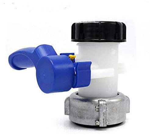 KARIN 1 PC Vanne Papillon avec écrou Flottant en PE 62mm pour réservoir d'eau IBC