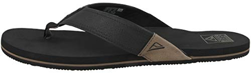REEF Newport, Chanclas Hombre, Black, 44 EU