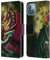 Head Case Designs Licenciado Oficialmente Rose Khan Rosas de Verano Dragones Carcasa de Cuero Tipo Libro Compatible con Apple iPhone 13