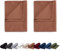 EllaTex Doppelpack Renforce Bettlaken Haustuch aus 100% Baumwolle ohne Gummizug, Farbe: Bronze, Größe: 2er Pack 220 x 240 cm