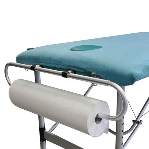 Vivezen - Support rouleau de drap d'examen extensible pour table de massage