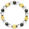 Fukugems Clear Quartz Citrine Pyrite Glück Feng Shui Armband für Heilung und Reichtum, Kristall Armband für Männer Frauen Wohlstand Ziele Manifestation