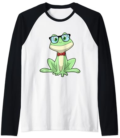 Frosch Nerd Brille Raglan